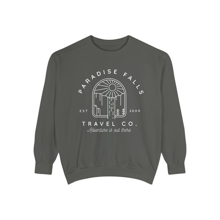 Paradise Falls Vacation Co. Comfort Colors Unisex Garment-Dyed Sweatshirt