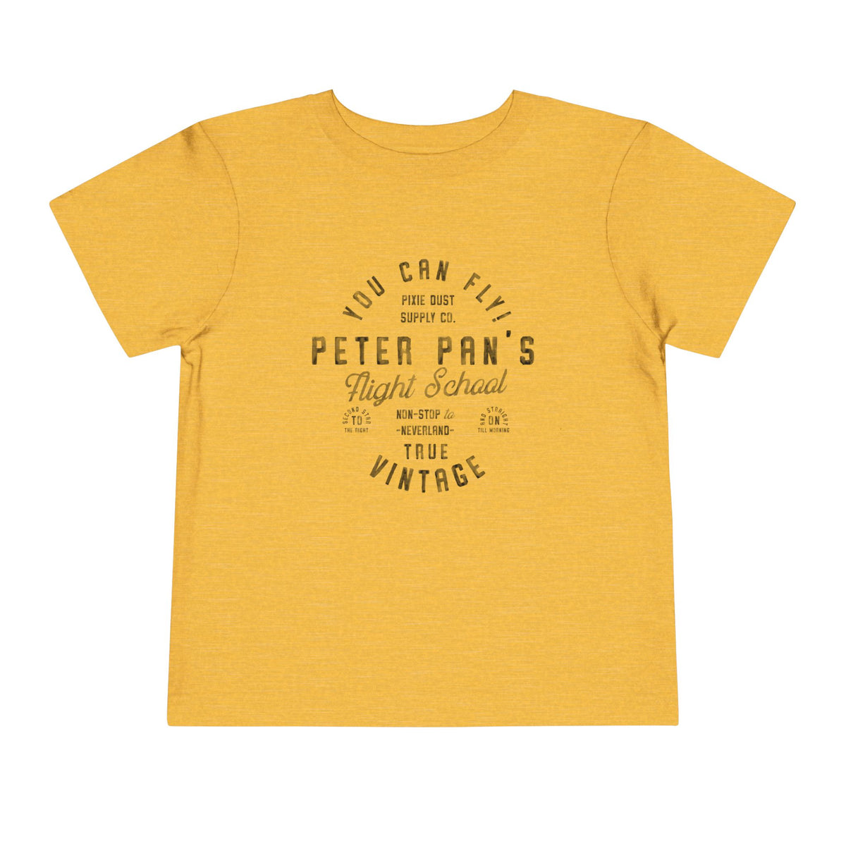 Pan's Flight School Bella Canvas Toddler Short Sleeve Tee