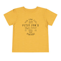 Pan's Flight School Bella Canvas Toddler Short Sleeve Tee