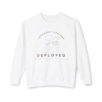 Remember Everyone Deployed R.E.D. Unisex Lightweight Comfort Colors Crewneck Sweatshirt