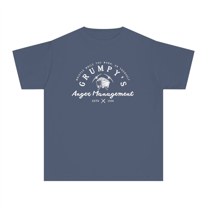 Grumpy’s Anger Management Comfort Colors Youth Midweight Tee