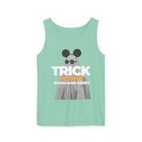 Trick or Treat Down Main Street Unisex Comfort Colors Garment-Dyed Tank Top