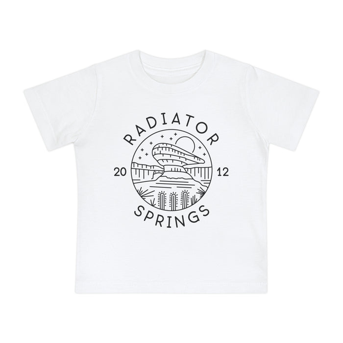 Radiator Springs Bella Canvas Baby Short Sleeve T-Shirt