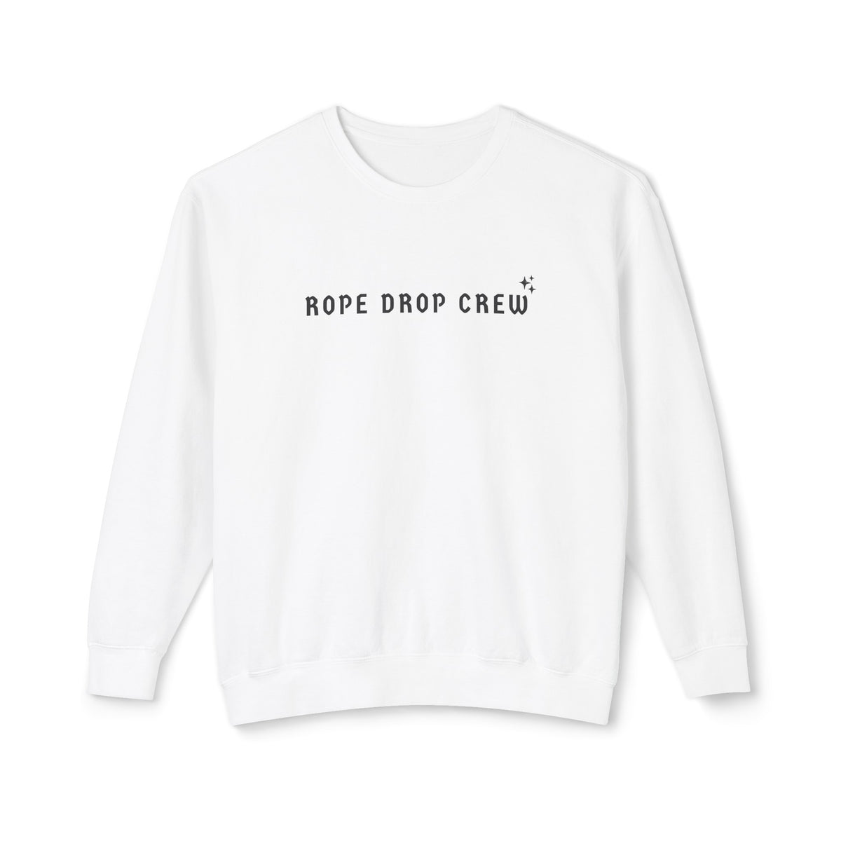Rope Drop Crew Unisex Lightweight Comfort Colors Crewneck Sweatshirt