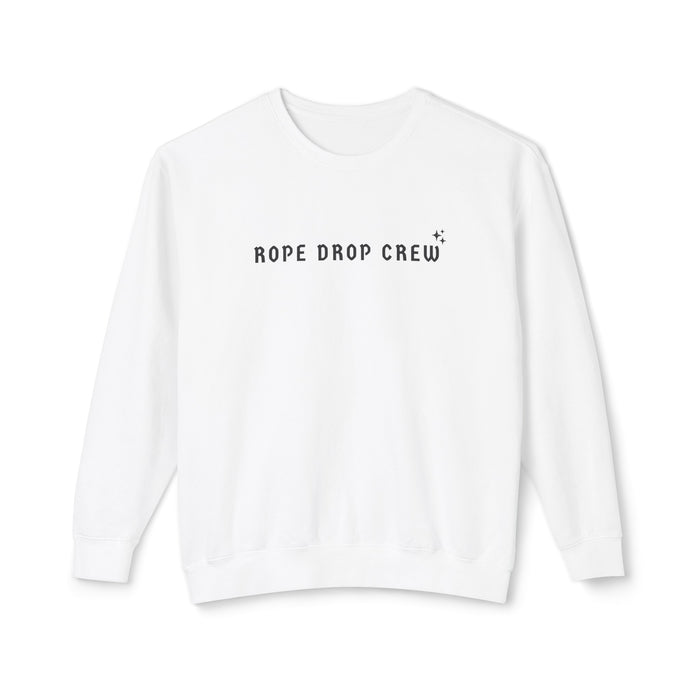 Rope Drop Crew Unisex Lightweight Comfort Colors Crewneck Sweatshirt