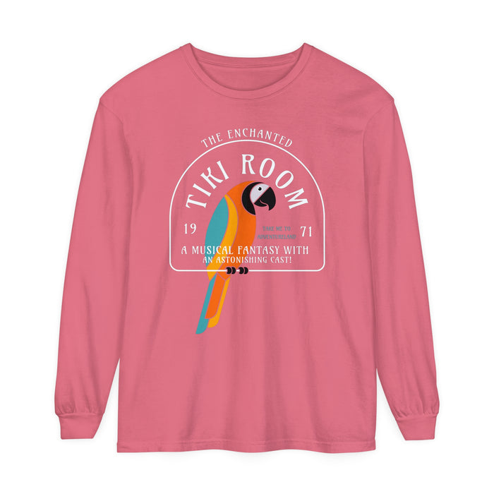 Enchanted Tiki Room Comfort Colors Unisex Garment-dyed Long Sleeve T-Shirt