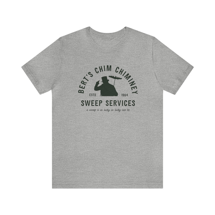 Bert’s Chim Chiminey Sweep Services Bella Canvas Unisex Jersey Short Sleeve Tee