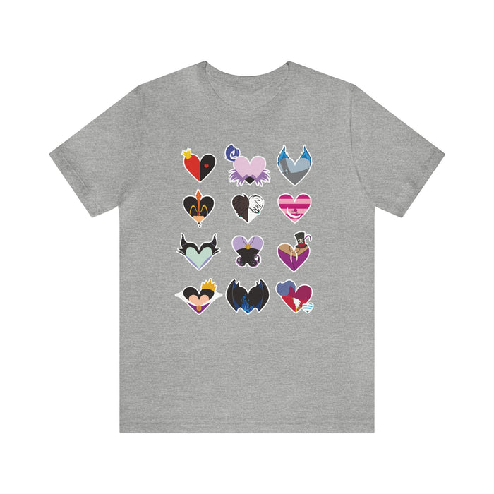 Villain Hearts Bella Canvas Unisex Jersey Short Sleeve Tee