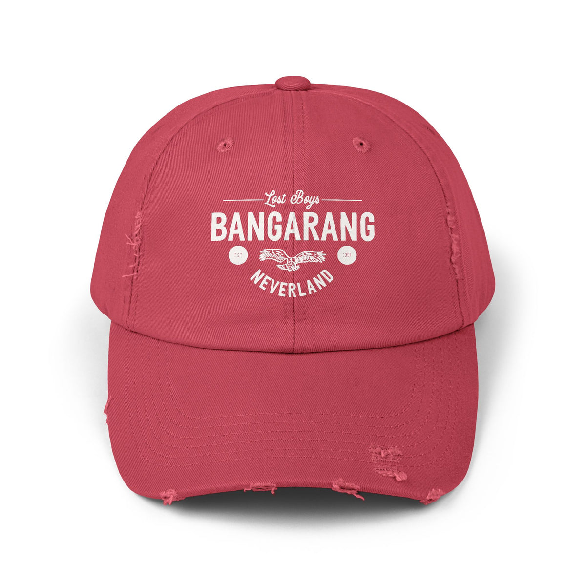 Bangarang Embroidered Unisex Distressed Cap