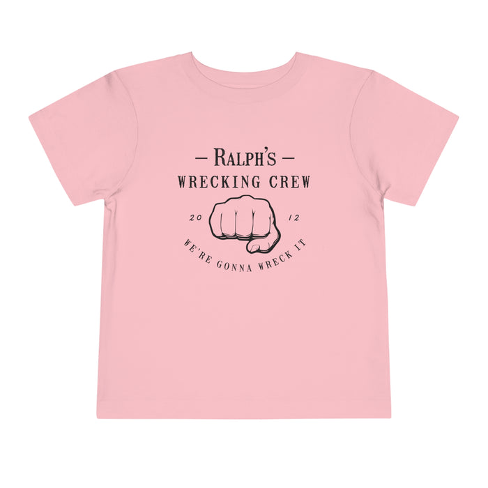 Ralph’s Wrecking Crew Bella Canvas Toddler Short Sleeve Tee