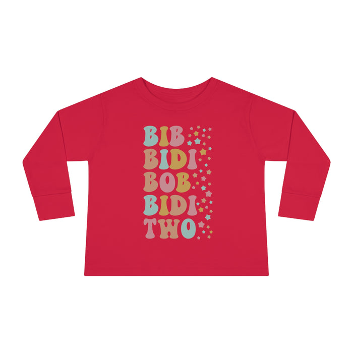 Bib Bidi Bob Bidi Two Rabbit Skins Toddler Long Sleeve Tee