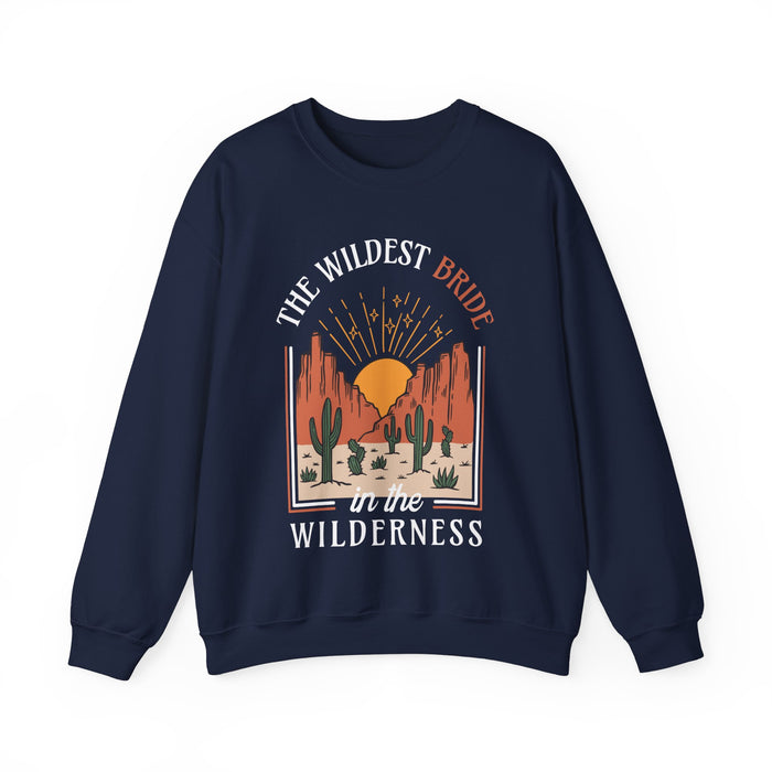 Wildest Bride In The Wilderness Unisex Heavy Blend™ Crewneck Sweatshirt