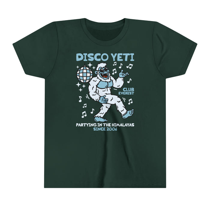 Disco Yeti Bella Canvas Youth Short Sleeve Tee