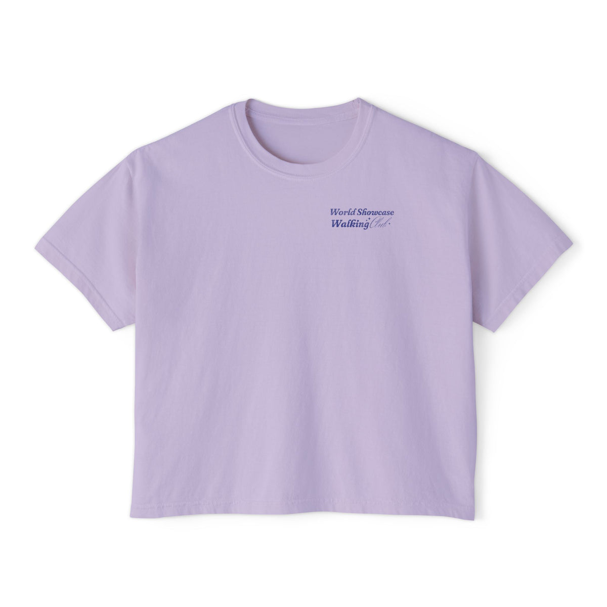 World Showcase Walking Club Comfort Colors Women's Boxy Tee