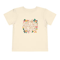 The Miracle Is You Bella Canvas Toddler Short Sleeve Tee