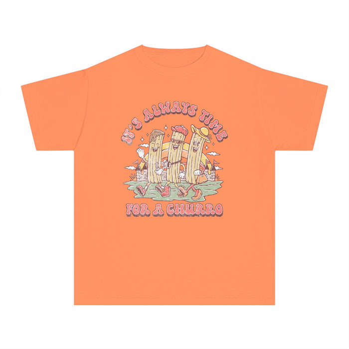 It's Always Time For A Churro Comfort Colors Youth Midweight Tee