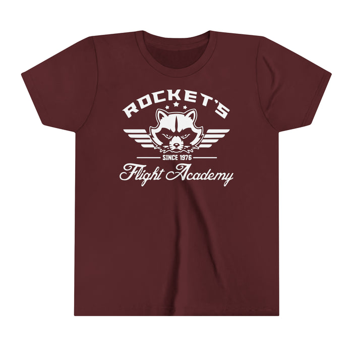 Rocket's Flight Academy Post Bella Canvas Youth Short Sleeve Tee