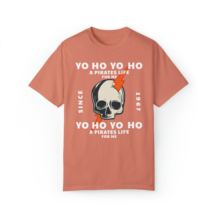 Yo Ho Pirates Life For Me Comfort Colors Unisex Garment-Dyed T-shirt