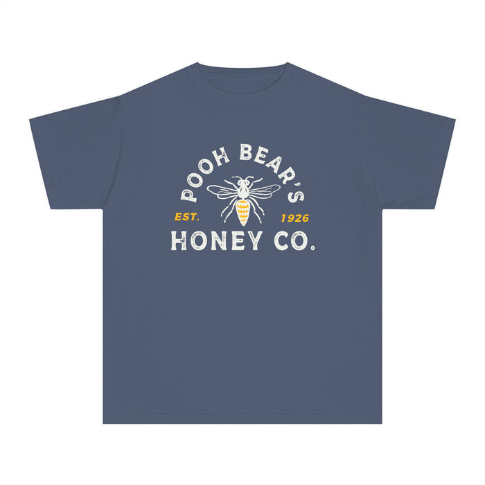 Pooh Bear's Honey Co. Comfort Colors Youth Midweight Tee