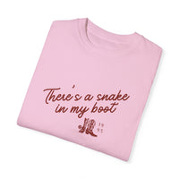 There's A Snake In My Boot Comfort Colors Unisex Garment-Dyed T-shirt