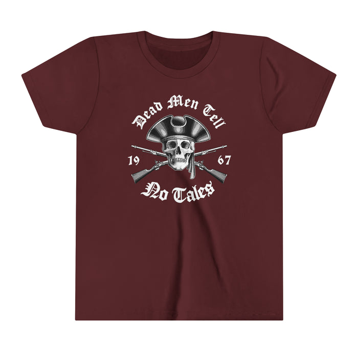 Dead Men Tell No Tales Bella Canvas Youth Short Sleeve Tee