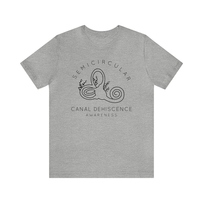 Semicircular Canal Dehiscence Awareness Awareness Bella Canvas Unisex Jersey Short Sleeve Tee