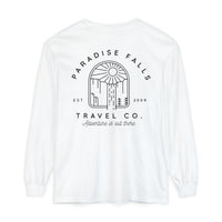 Paradise Falls Comfort Colors Unisex Garment-dyed Long Sleeve T-Shirt