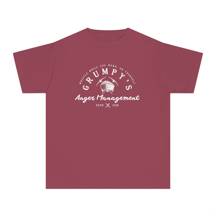 Grumpy’s Anger Management Comfort Colors Youth Midweight Tee