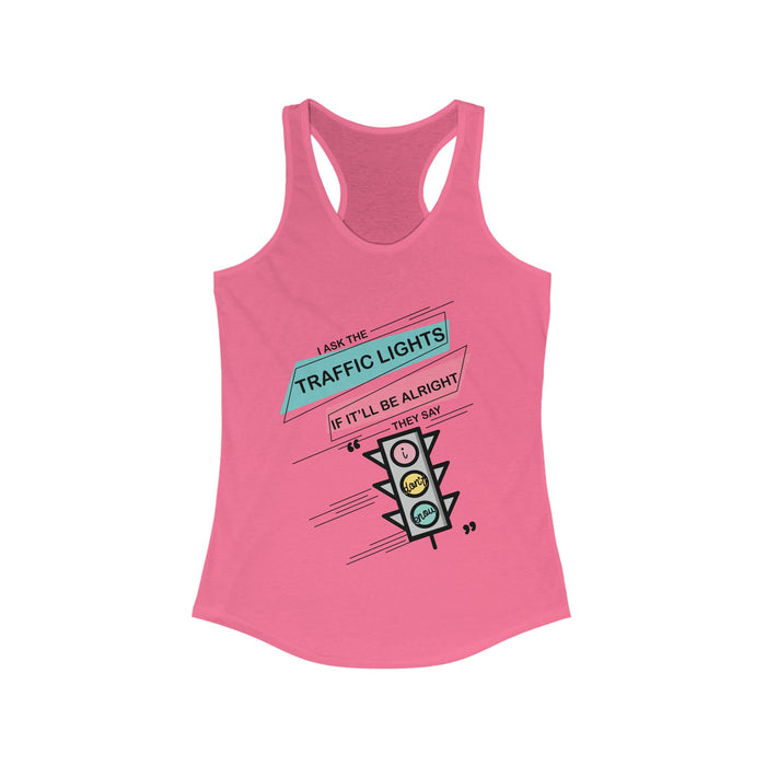 Traffic Lights Swiftie Women's Next Level Ideal Racerback Tank