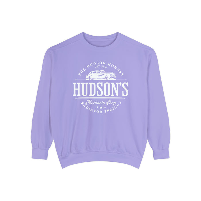 Hudson's Mechanic Shop Comfort Colors Unisex Garment-Dyed Sweatshirt