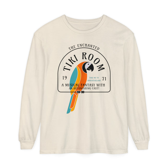 Enchanted Tiki Room Comfort Colors Unisex Garment-dyed Long Sleeve T-Shirt