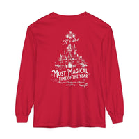 It's The Most Magical Time of the Year Castle Comfort Colors Unisex Garment-dyed Long Sleeve T-Shirt