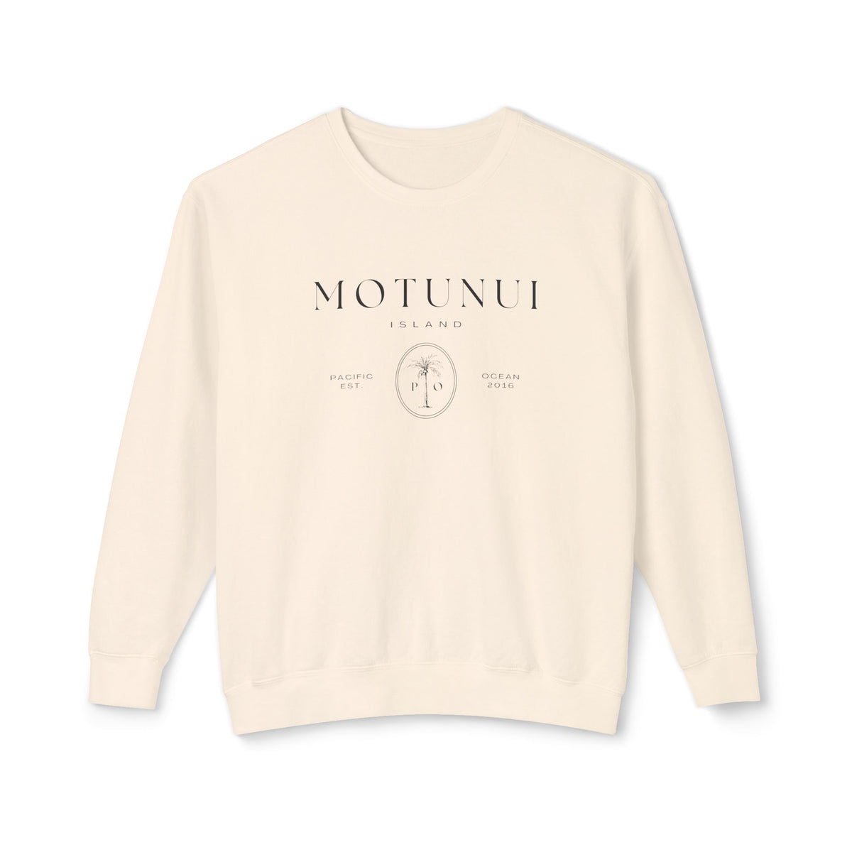 Motunui Island  Unisex Lightweight Comfort Colors Crewneck Sweatshirt