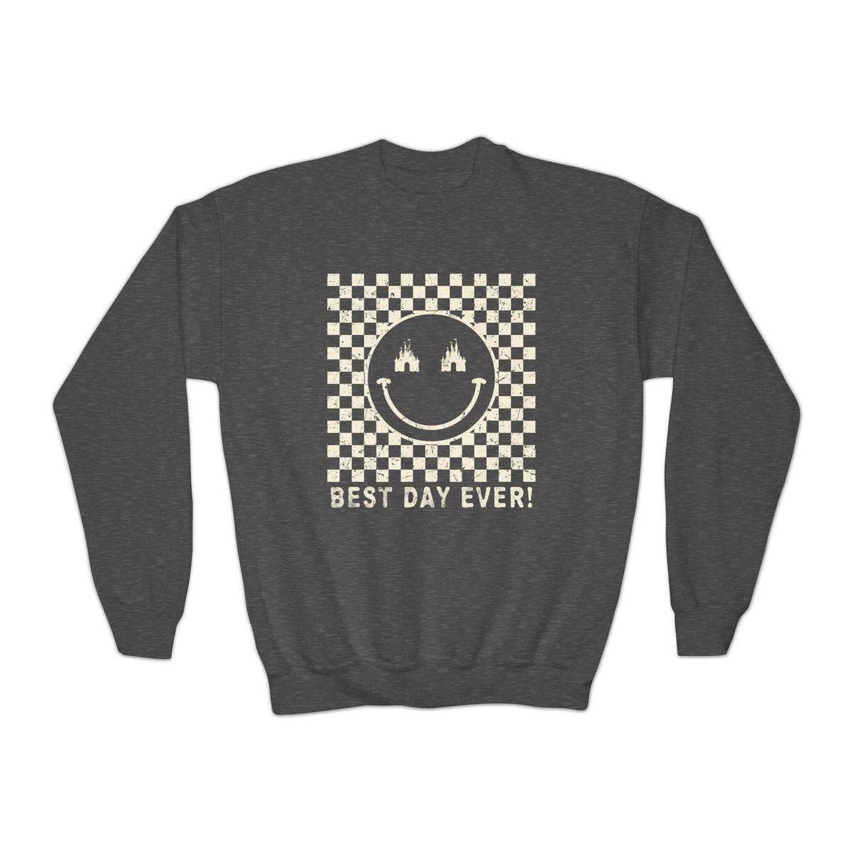 Best Day Ever Gildan Youth Crewneck Sweatshirt