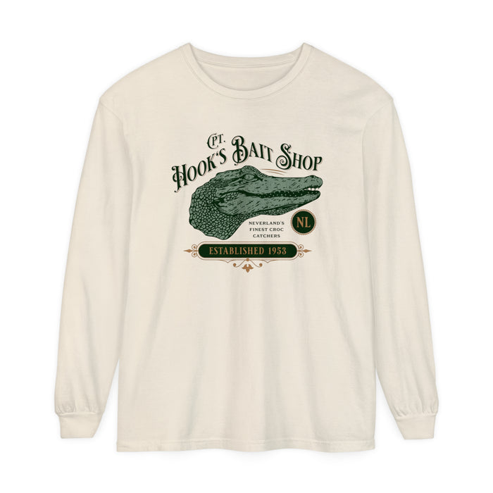 Captain Hook’s Bait Shop Comfort Colors Unisex Garment-dyed Long Sleeve T-Shirt