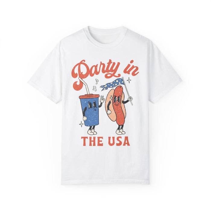 Party In The USA Comfort Colors Unisex Garment-Dyed T-shirt