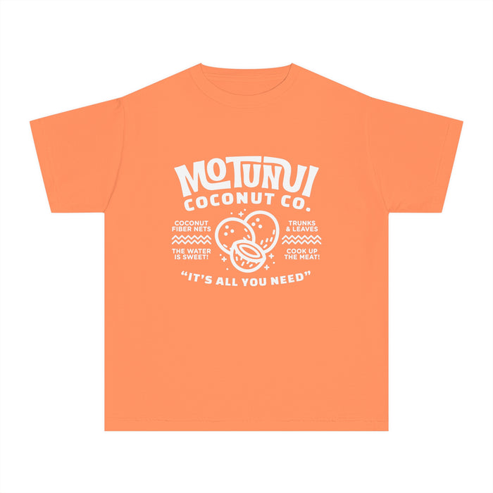 Motunui Coconut Company Comfort Colors Youth Midweight Tee