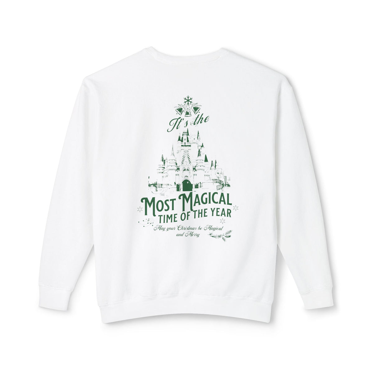 It's The Most Magical Time of the Year Castle Unisex Lightweight Comfort Colors Crewneck Sweatshirt