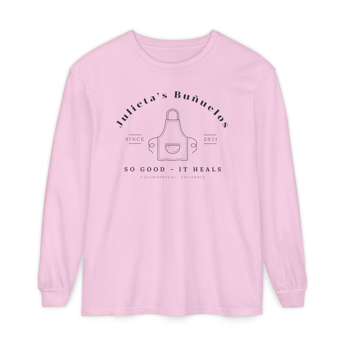 Julieta's Buñuelos Comfort Colors Unisex Garment-dyed Long Sleeve T-Shirt