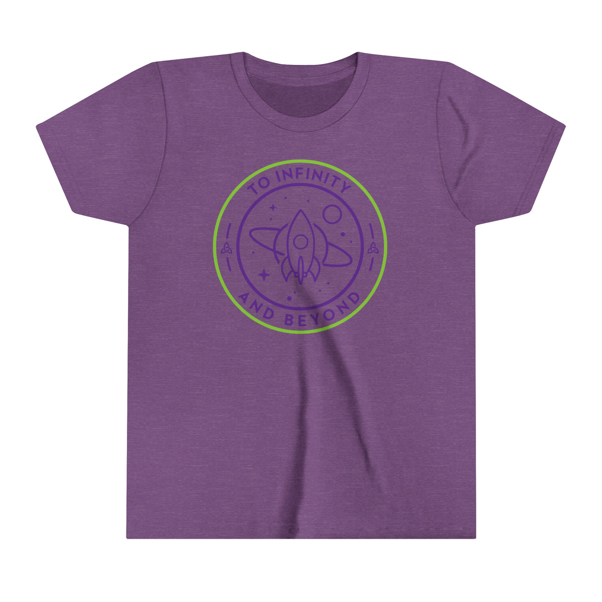 To Infinity And Beyond Bella Canvas Youth Short Sleeve Tee