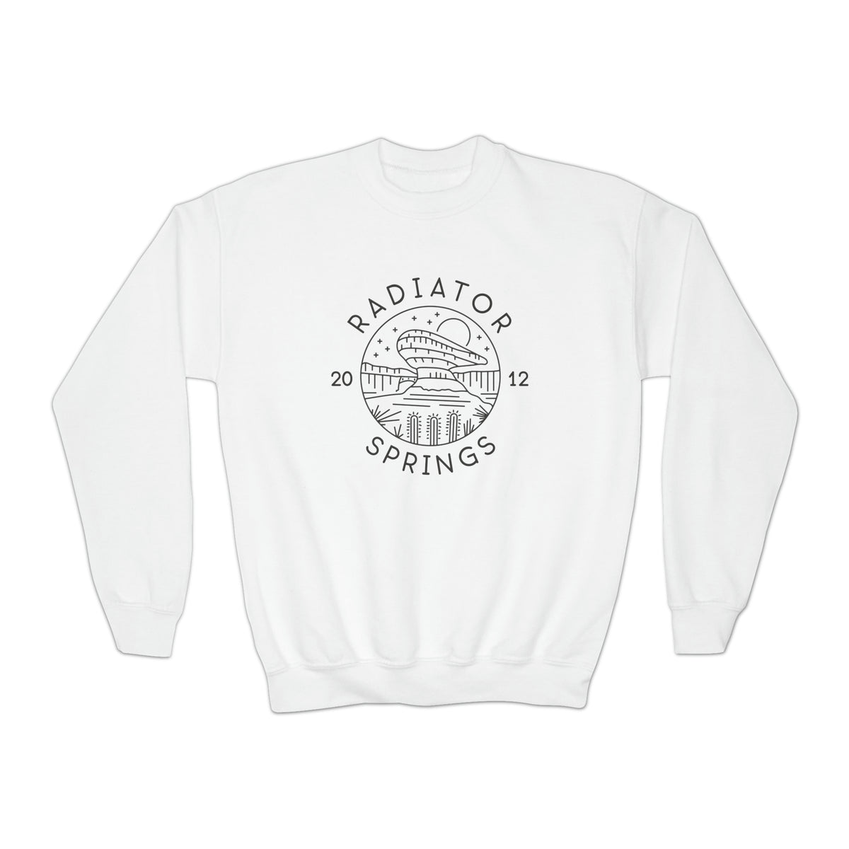 Radiator Springs Gildan Youth Crewneck Sweatshirt