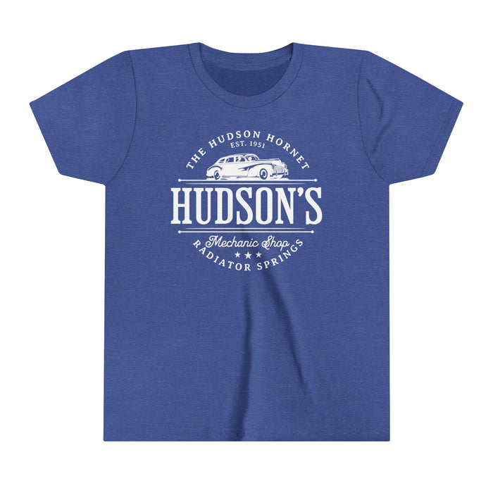 Hudson's Mechanic Shop Bella Canvas Youth Short Sleeve Tee