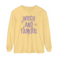 Witch and Famous Comfort Colors Unisex Garment-dyed Long Sleeve T-Shirt