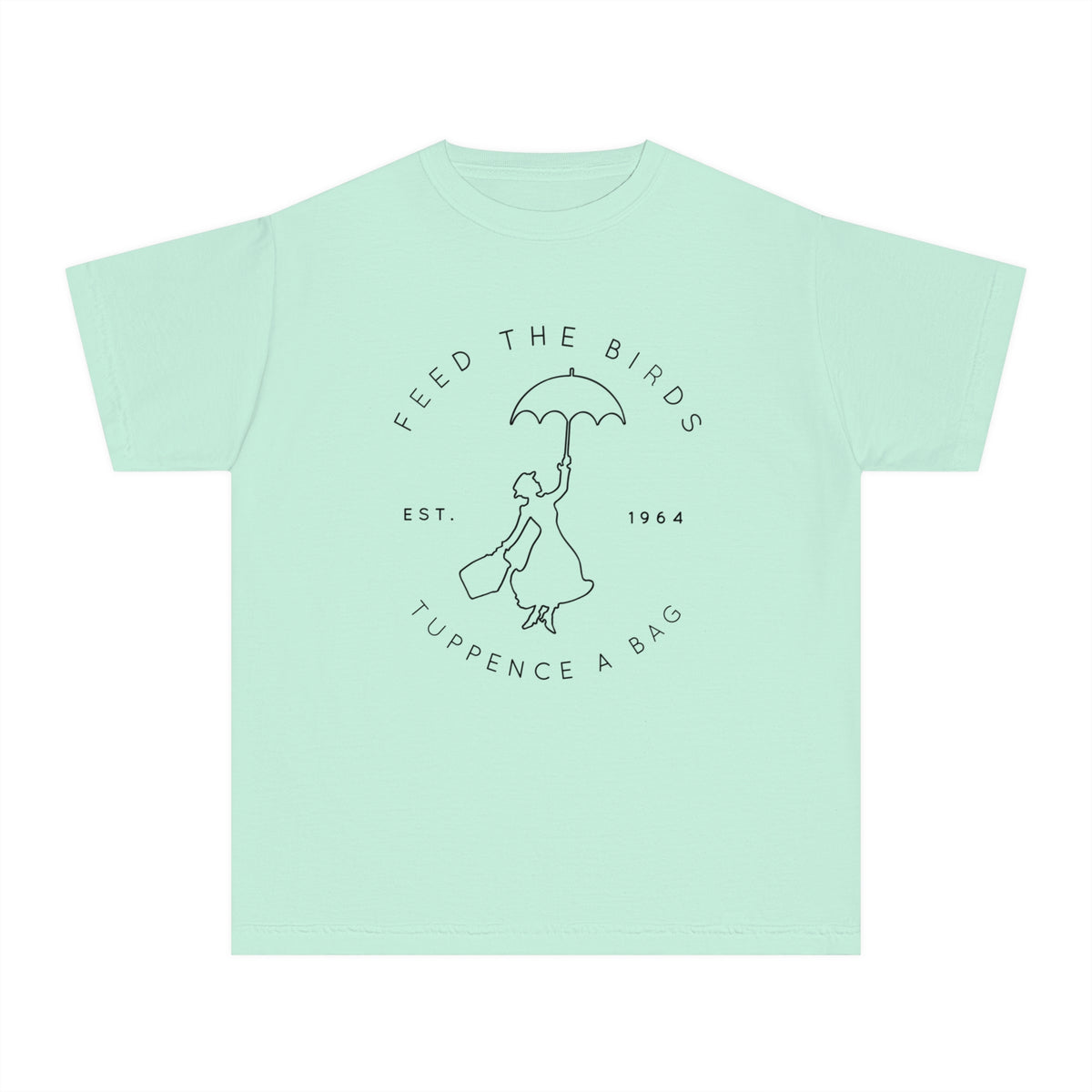 Feed the Birds Tuppence A Bag Comfort Colors Youth Midweight Tee