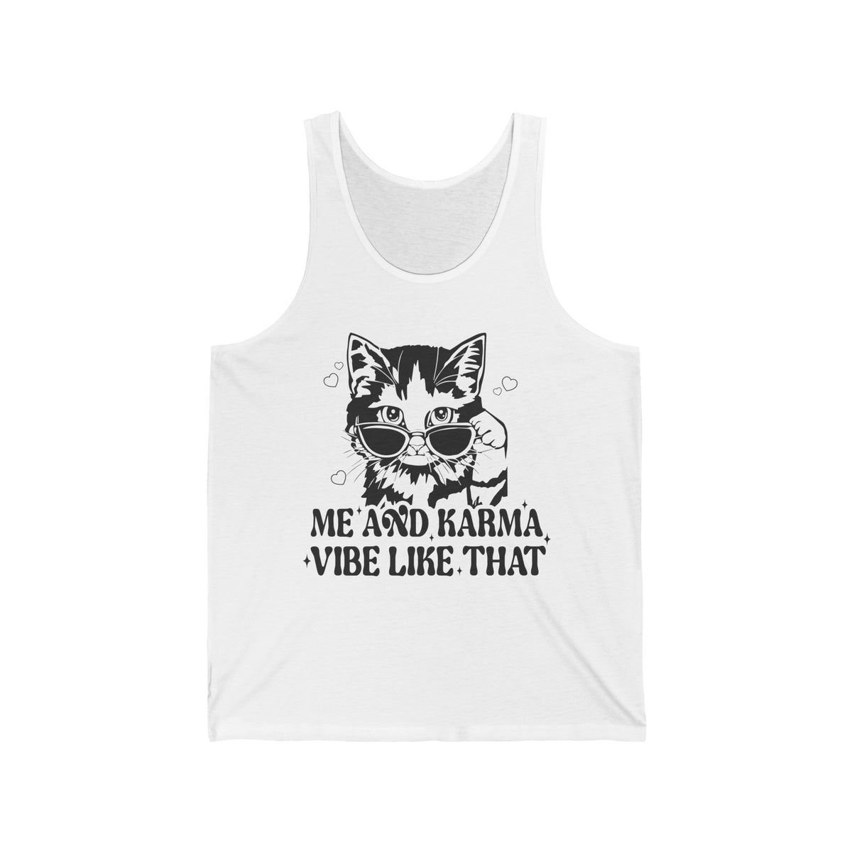 Me And Karma Vibe Like That Bella Canvas Unisex Jersey Tank