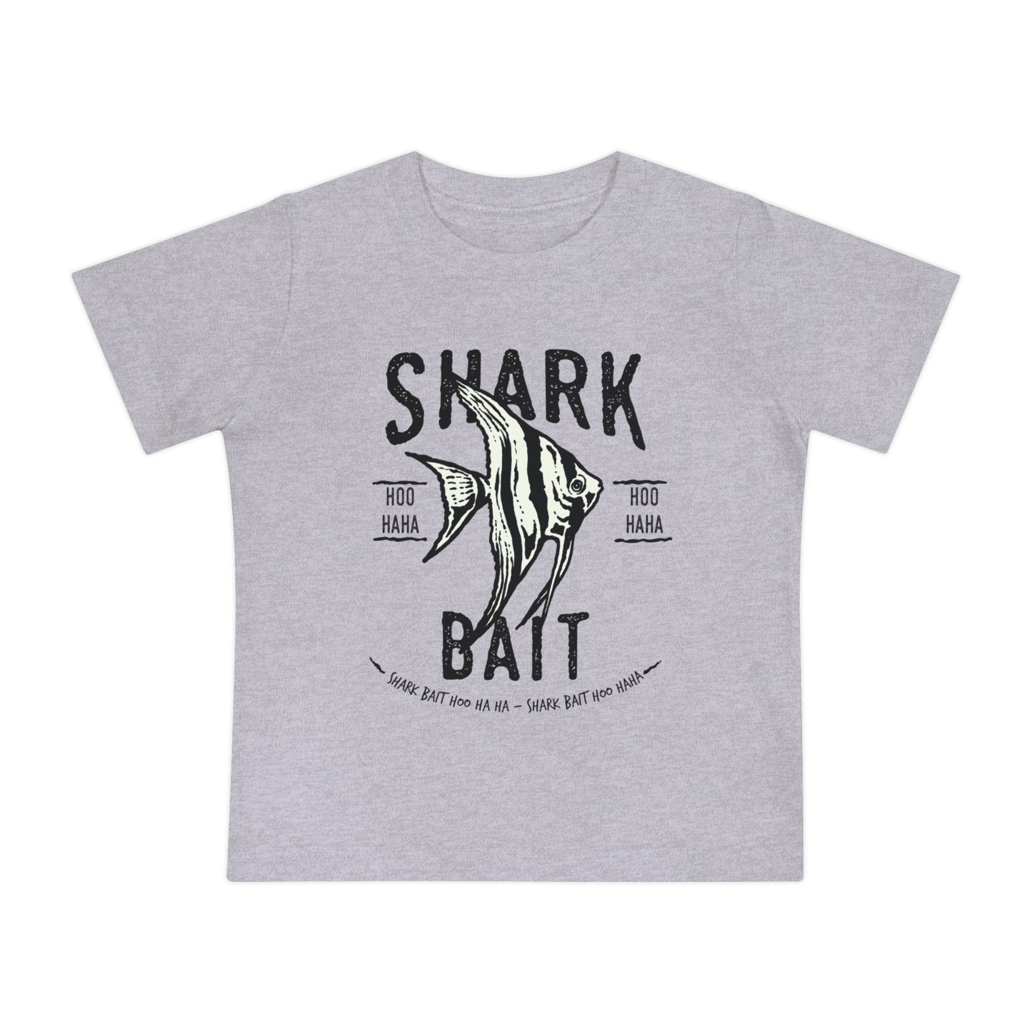 Shark Bait Hoo Haha Bella Canvas Baby Short Sleeve T-Shirt