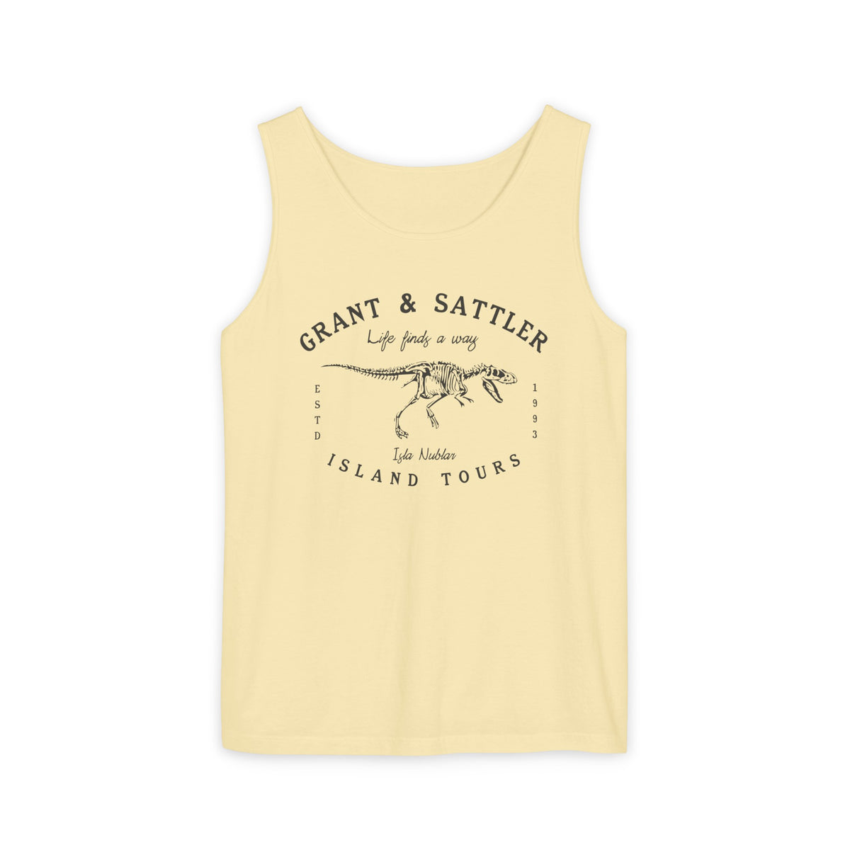 Grant & Sattler Island Tours Unisex Comfort Colors Garment-Dyed Tank Top