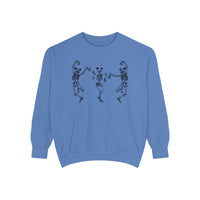 Dancing Skeletons with Ears Comfort Colors Unisex Garment-Dyed Sweatshirt