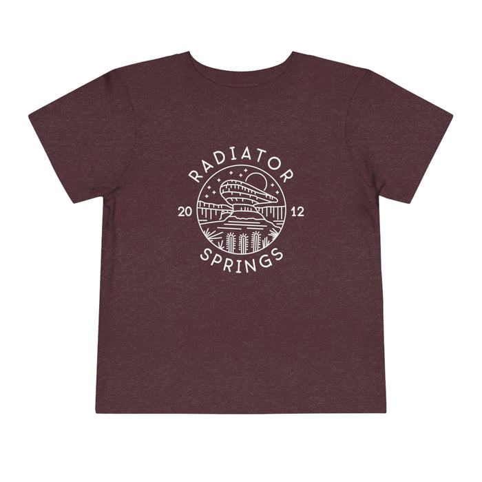 Radiator Springs Bella Canvas Toddler Short Sleeve Tee