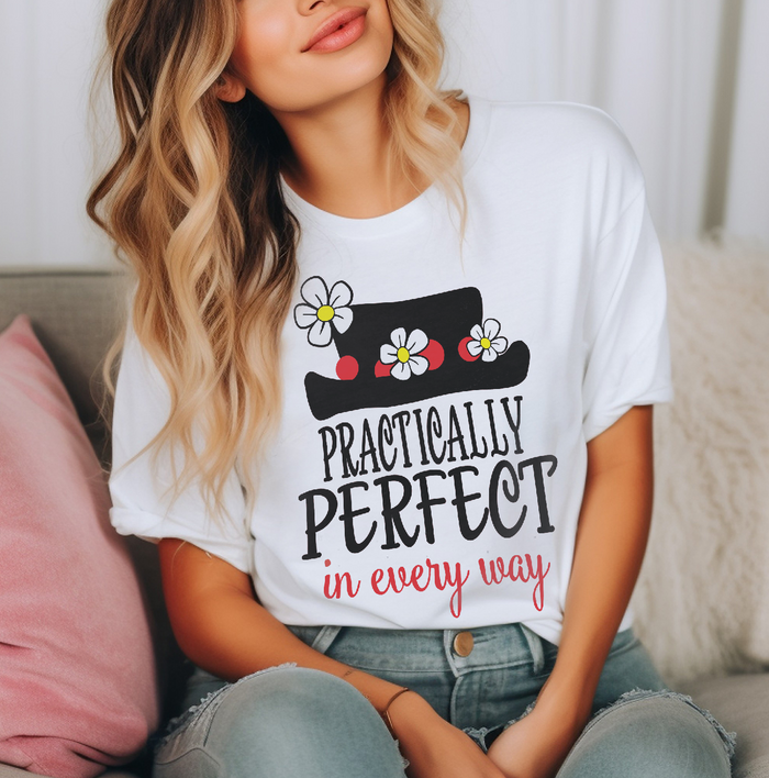 Practically Perfect Bella Canvas Unisex Jersey Short Sleeve Tee